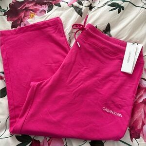 Calvin Klein Fuchsia Lounge Pants XL